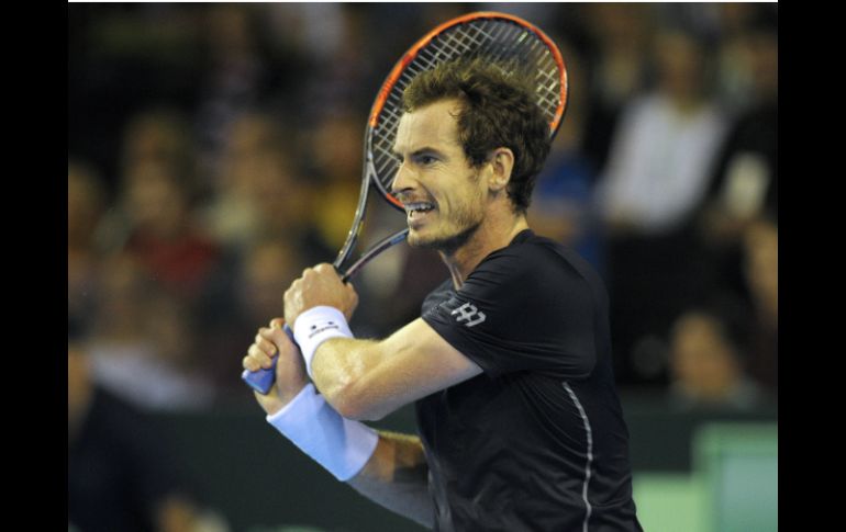 Andy Murray, número uno del mundo, buscará el primer trofeo de su carrera en Indian Wells. AFP / ARCHIVO