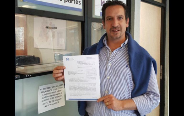 Alfonso Bravo Álvarez, representante del PAN ante el IEEM, presentó un recurso de apelación. TWITTER / @Poncho_Bravo