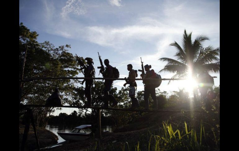 Pese al desarme, desde hace catorce meses se han registrado unos 120 asesinatos de dirigentes territoriales. AP / ARCHIVO