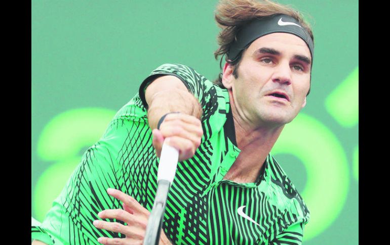 Tras ganar el Masters 1000 de Indian Wells, Roger Federer inicia con victoria el camino en busca de su tercer título en Cayo Vizcaíno. AFP / A. Bello