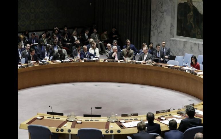 Vista general del Consejo de Seguridad de las Naciones Unidas que analiza el conflicto en Siria. EFE / J. Szenes