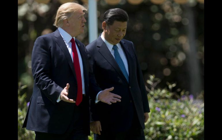 Donald Trump y Xi Jinping tuvieron hoy su segundo y último día del encuentro presidencial. AFP / J. Watson