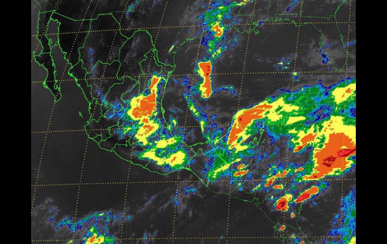 Habrá tormentas fuertes en Puebla, Estado de México, Ciudad de México, Veracruz, Oaxaca y Campeche. TWITTER / @conagua_clima