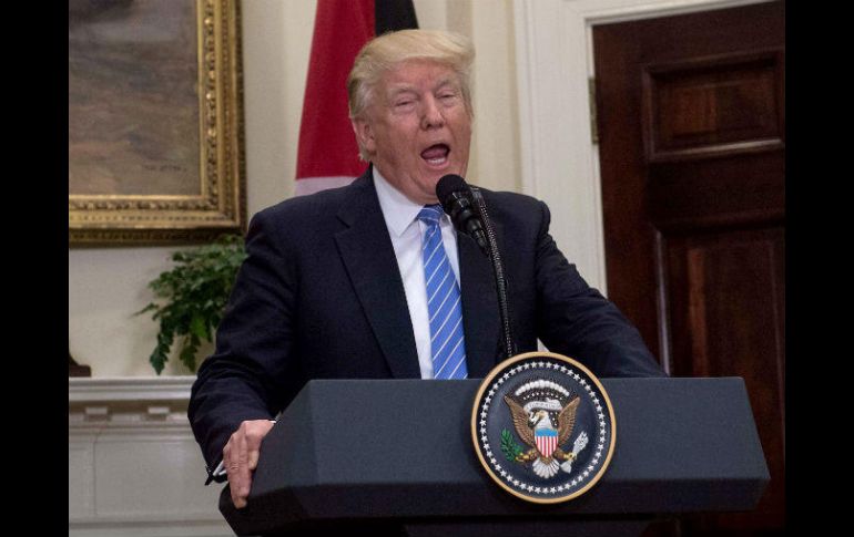 Trump optó por renegociar el acuerdo después de hablar con su homólogo en México y el primer ministro canadiense. AFP / N. Kamm