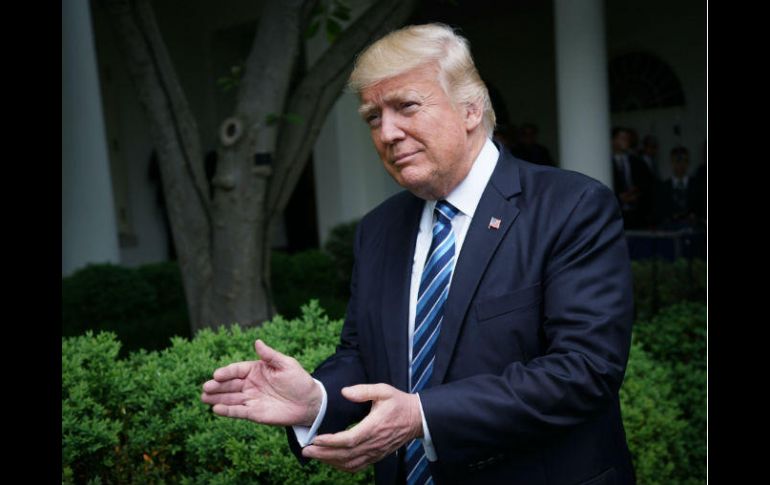 No quedó claro que el presidente Donald Trump pueda hacer acto de presencia. AFP / M. Ngan