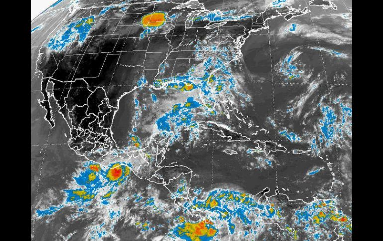 Se espera que ‘Calvin’ se continúe desplazando hacia el oeste-noroeste. TWITTER / @conagua_mx