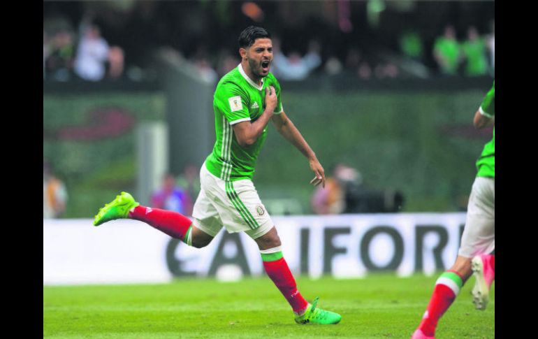 Carlos Vela. El último gol del Tricolor fue de su autoría. MEXSPORT /