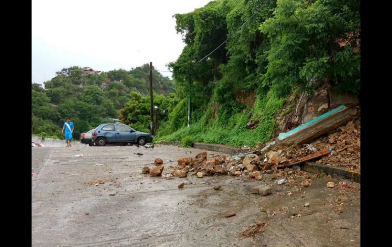 La tormenta tropical 'Dora' generó en las últimas 48 horas afectaciones menores en  Oaxaca, Guerrero y Michoacán. NTX / ESPECIAL