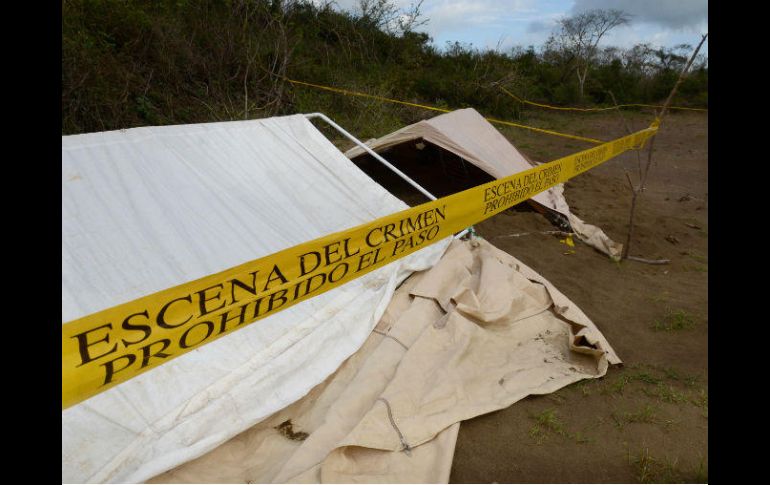 La policía cercó la zona y dio a conocer que peritos en criminalística buscan más cuerpos que pudieran haber sido enterrados. EFE / ARCHIVO