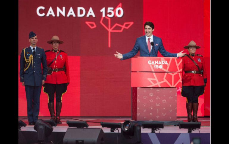Canadá resaltó su gran diversidad con la celebración, cuyos festejos se extendieron por todo el país. AFP / C. Roussakis