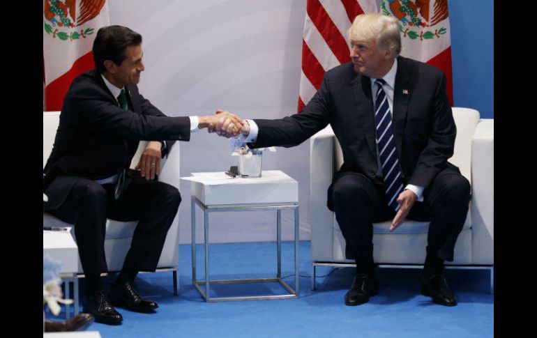 El encuentro tiene lugar más de cinco meses después de que Peña Nieto cancelara una visita a la Casa Blanca. AP / E. Vucci