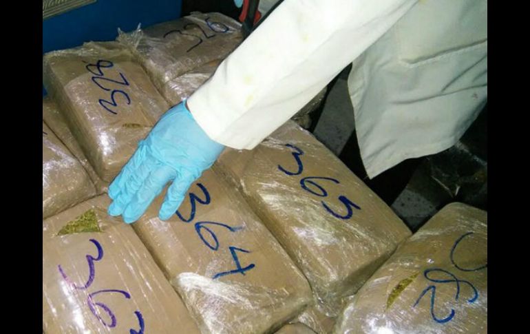 La droga es puesta a disposición del Ministerio Público de la Federación. NTX / ARCHIVO