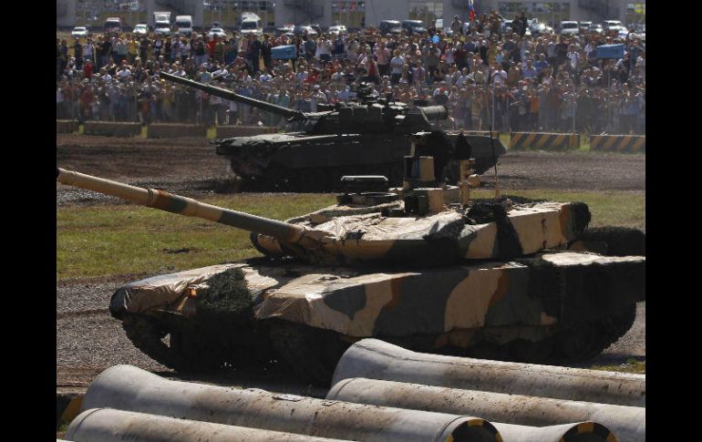 Los iraquíes han mostrado interés por el T90 después de su participación en la operación militar rusa en Siria. AFP / ARCHIVO