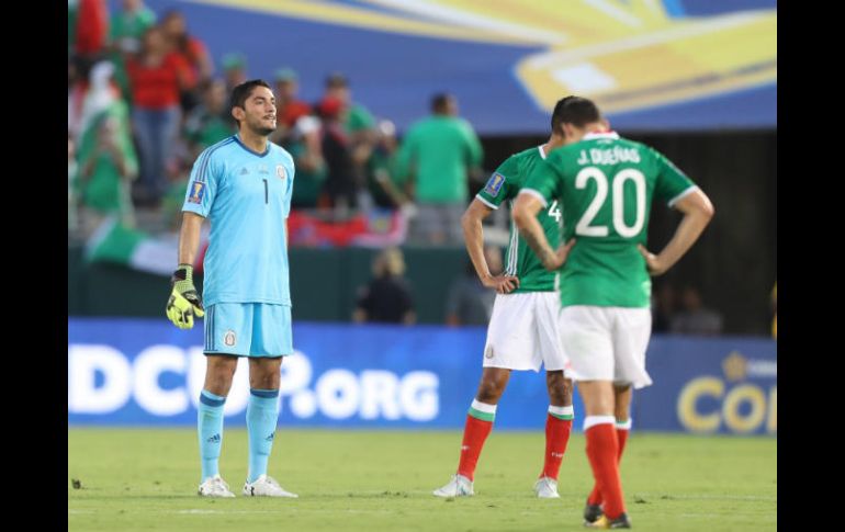 La Selección Mexicana de futbol perdió ante su similar de Jamaica 1-0 y quedó fuera de la Copa Oro 2017. NTX / O. Vega