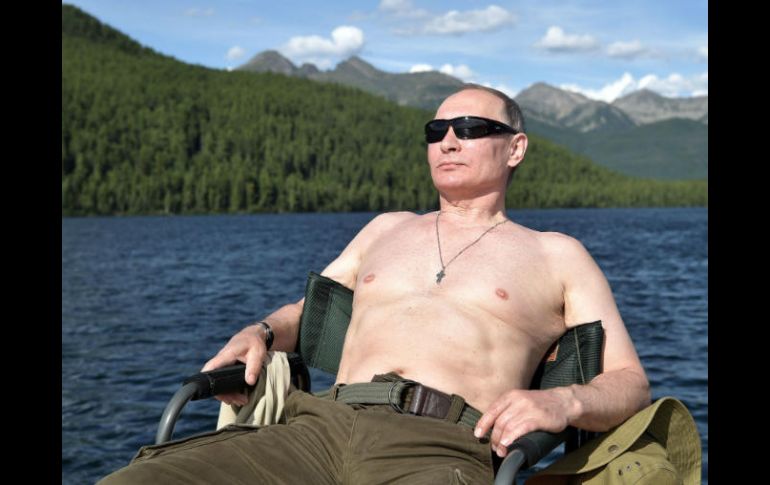 Putin es un conocido amante de la naturaleza que aprovecha cualquier ocasión para hacer escapadas a lejanos lugares. AFP / A. Nikolsky