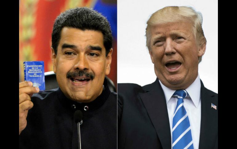Trump dijo que EU podría recurrir a acciones militares para dar solución a la crisis política que vive Venezuela. AFP / ARCHIVO