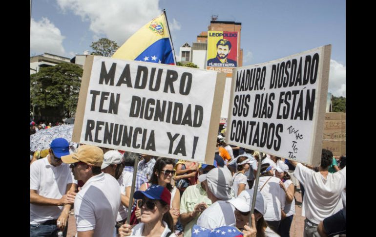 Las manifestaciones en Venezuela se han extendido por cuatro meses y han dejado al menos 122 muertos. EFE / N. Sayago
