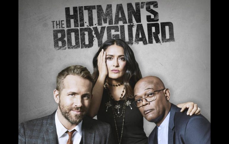 'The Hitman's Bodyguard' cuenta con la participación de Salma Hayek, Ryan Reynolds y Samuel L. Jackson. TWITTER / @HitmanBodyguard