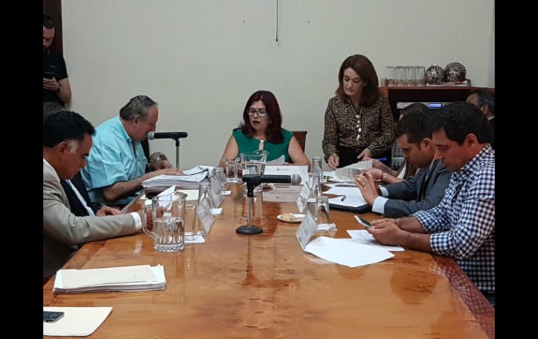Imagen de la sesión de la Comisión de Administración. TWITTER / @LegislativoJal