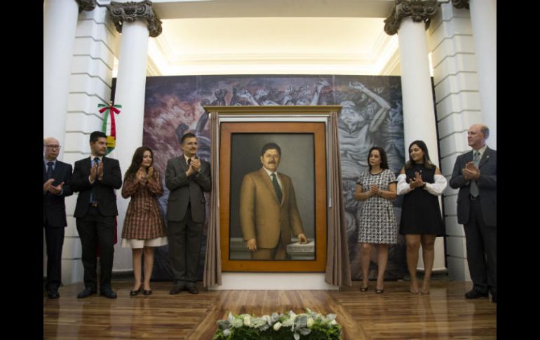 Imagen del retrato en óleo de Carlos Briseño Torres. ESPECIAL / UdeG