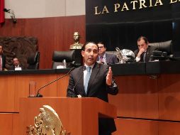 El blanquiazul fue llamado el senador abogado más destacado de la historia senatorial. ESPECIAL / comunicacion.senado.gob.mx