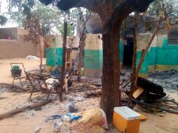 En el poblado de Ogossagou quemaron unas 400 viviendas. AP/Tabital Pulaaku