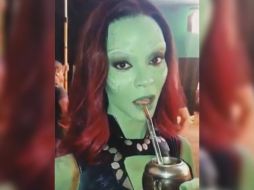 ”Gamora”, interpretado por Zoe Saldaña, pertenece al Universo Cinematográfico de Marvel en películas como “Guardianes de la Galaxia” y “Avengers”. INSTAGRAM / @zoesaldana