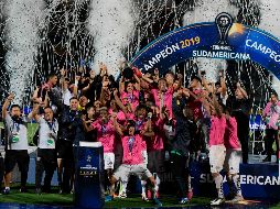 Independiente del Valle ha conseguido su primer título internacional. AFP / J. Mabromata