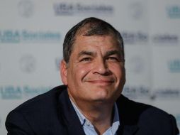Rafael Correa, que reside en Bélgica y se encuentra prófugo de la justicia, ha calificado 