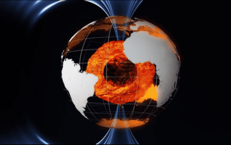 El campo magnético de la Tierra se genera en su núcleo externo.ESA
