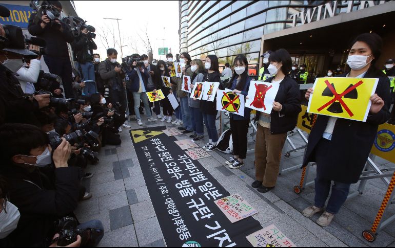 Manifestación frente a la embajada japonesa en Corea del Sur. AP/A. Young-Joon