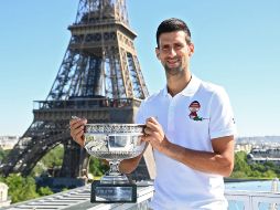 NOVAK DJOKOVIC. El torneo Roland Garros se jugará en París del 27 de mayo al 12 de junio. AFP / ARCHIVO