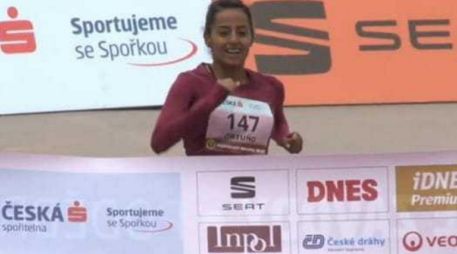 Valeria terminó en el primer lugar en la prueba de los 20 kilómetros femenil con un tiempo de una hora, 29 minutos y 25 segundos, registrando así su mejor marca de la temporada. ESPECIAL / Conade