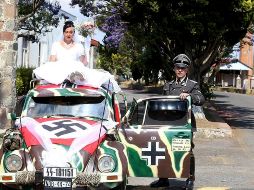 El pasado 29 de abril, Fernando y Josefina celebraron su boda con temática “nazi”. EFE / Centro Simon Wiesenthal Latinoamérica