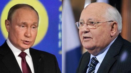 Mijaíl Gorbachov tuvo una relación ambivalente durante los más de 20 años que el presidente de Rusia, Vladimir Putin, lleva en el poder. ESPECIAL / AP y EFE