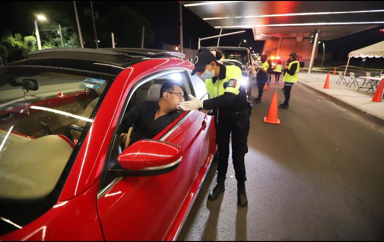 De acuerdo con el SSE, el número de arrestos de personas alcoholizadas al volante fue menor con respecto al 2021, cuando cayeron en el “Torito” siete conductores. ESPECIAL/