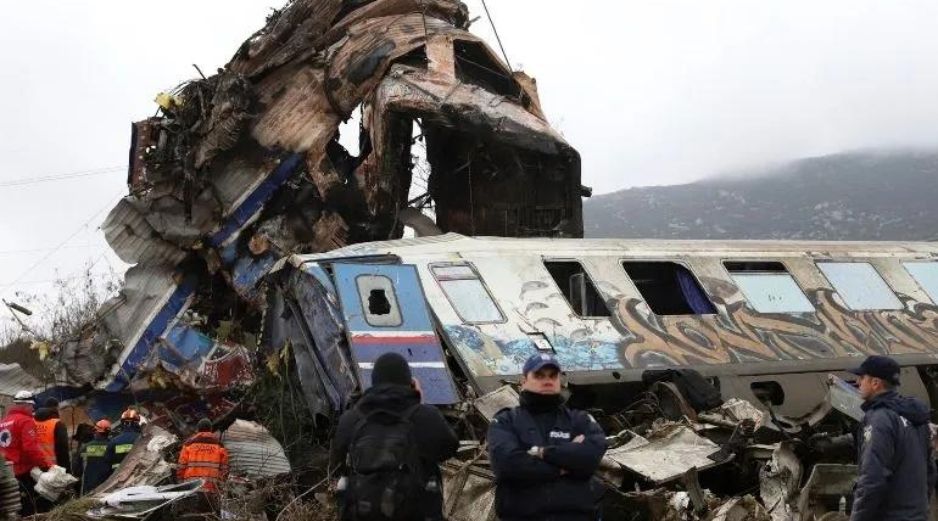 El accidente ferroviario provocó indignación pública el mes pasado. AP/ V. Kousioras
