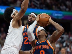 Los Knicks fácilmente controlaron una serie que fue más desigual de lo esperado. AP/P. Long