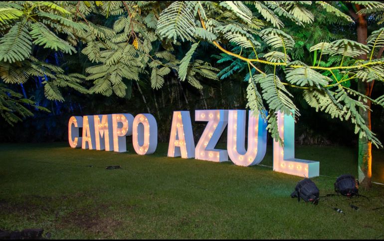 Letrero Campo Azul. GENTE BIEN JALISCO/ Christian Pérez