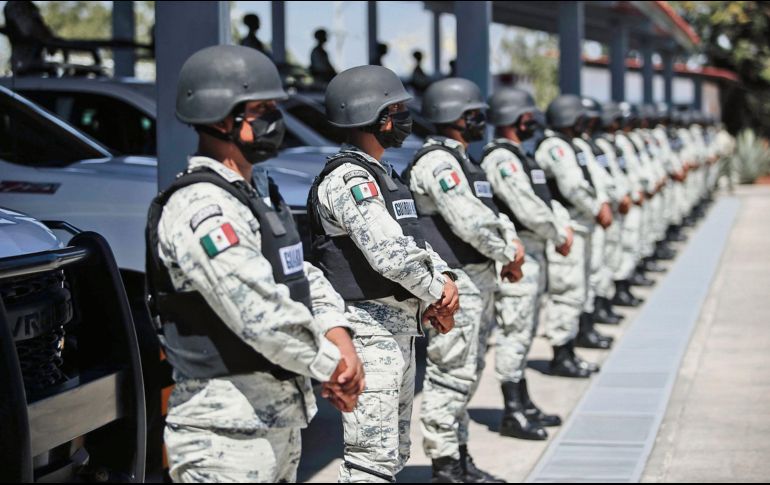 Elementos de la Guardia Nacional estarían a cargo de la seguridad de candidatos durante el proceso electoral en curso. EL INFORMADOR