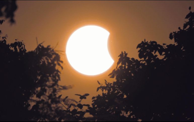 Entre estos estados y ciudades, la duración del eclipse será el mismo, pero no se verá de la misma manera. AFP / ARCHIVO