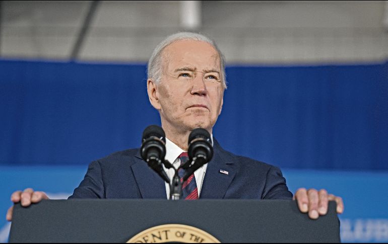 Joe Biden, actual Presidente de los Estados Unidos de Norteamérica. AFP