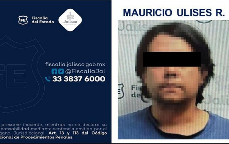 Mauricio Ulises 'R', de 24 años, fue vinculado a proceso por la provocación de un delito y apología del mismo. ESPECIAL / FISCALÍA DE JALISCO