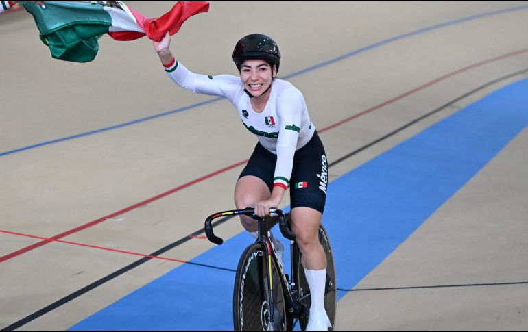 Daniela Gaxiola ganó la medalla de oro en la prueba de velocidad individual. AFP / ARCHIVO