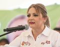 Claudia Delgadillo anunció el respaldo a los desalojados de Miramar. ESPECIAL
